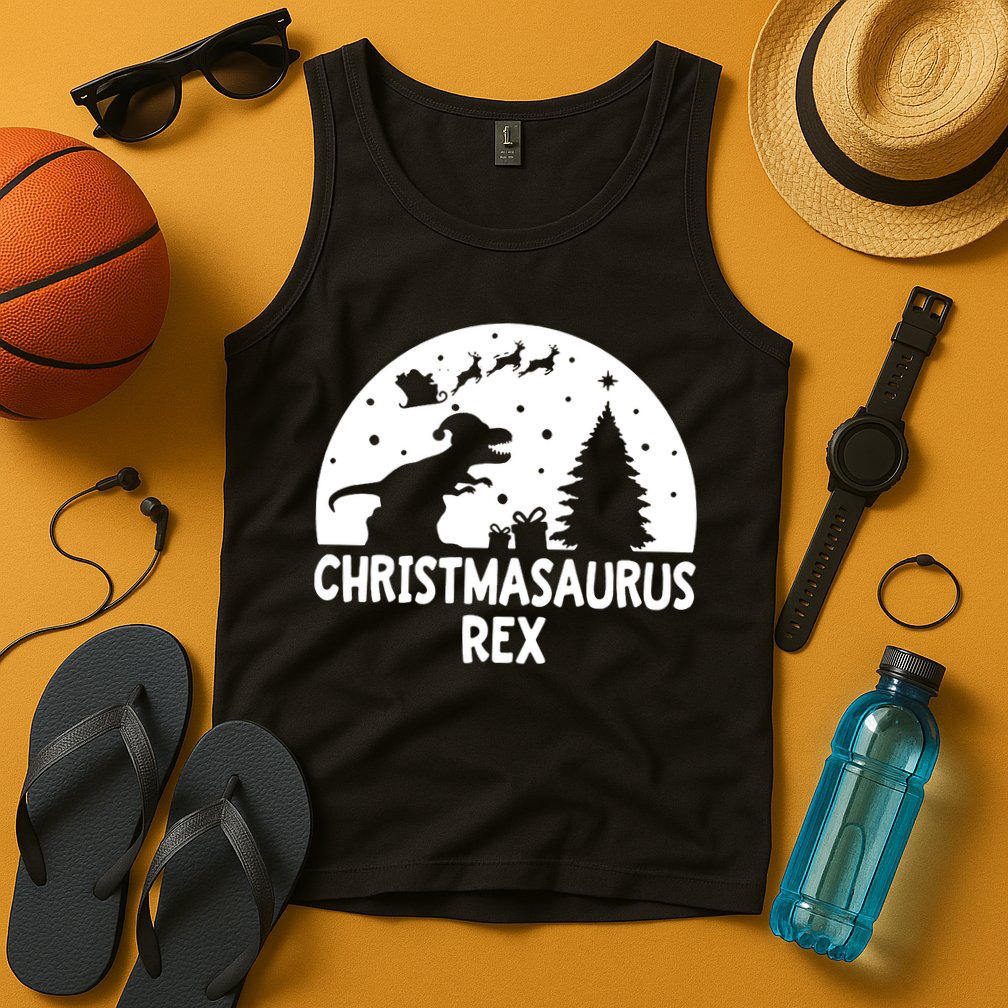 Christmasaurus Rex Tank Top