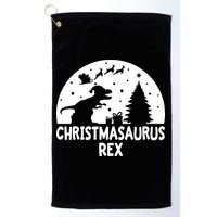 Christmasaurus Rex Golf Towel