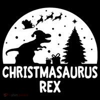 Christmasaurus Rex Short Acrylic Beanie