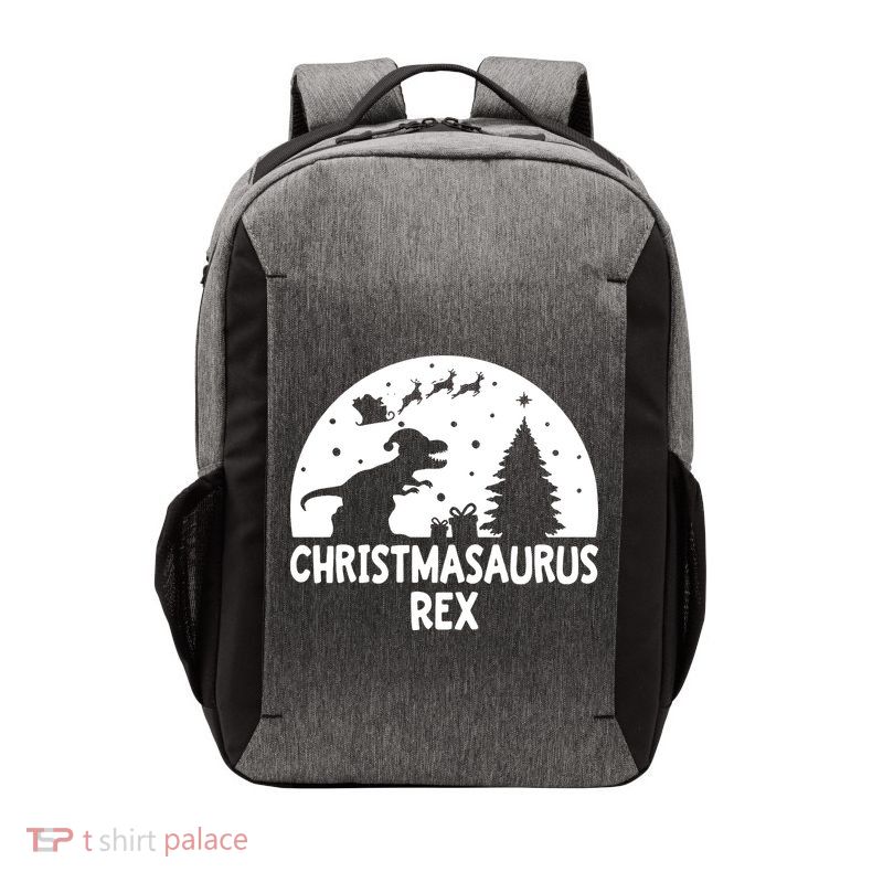 Christmasaurus Rex Vector Backpack