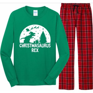 Christmasaurus Rex Long Sleeve Pajama Set