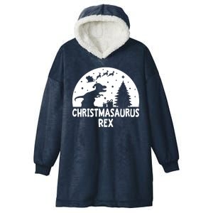 Christmasaurus Rex Hooded Wearable Blanket