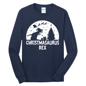 Christmasaurus Rex Tall Long Sleeve T-Shirt