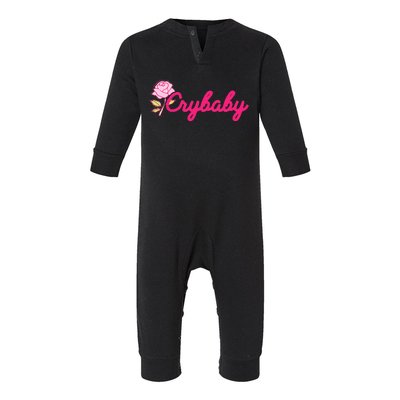 Crybaby Rose Cry Baby Kawaii Hipster Soft Girl Slogan Infant Fleece One Piece