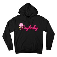 Crybaby Rose Cry Baby Kawaii Hipster Soft Girl Slogan Hoodie