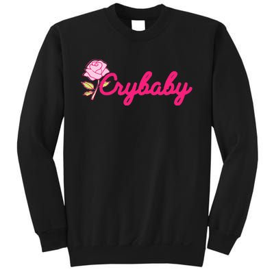 Crybaby Rose Cry Baby Kawaii Hipster Soft Girl Slogan Sweatshirt