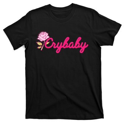 Crybaby Rose Cry Baby Kawaii Hipster Soft Girl Slogan T-Shirt