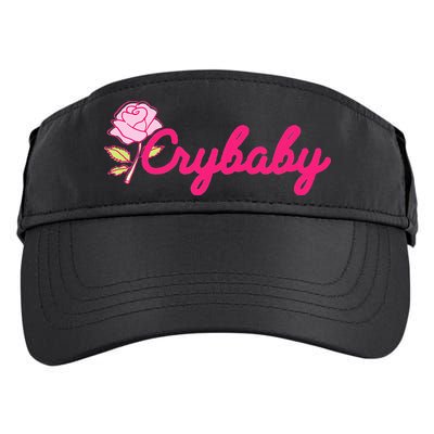Crybaby Rose Cry Baby Kawaii Hipster Soft Girl Slogan Adult Drive Performance Visor
