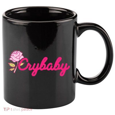 Crybaby Rose Cry Baby Kawaii Hipster Soft Girl Slogan 11oz C Handle Ceramic Mug