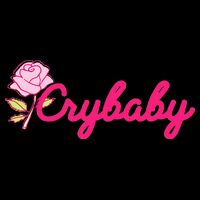 Crybaby Rose Cry Baby Kawaii Hipster Soft Girl Slogan Drawstring Bag