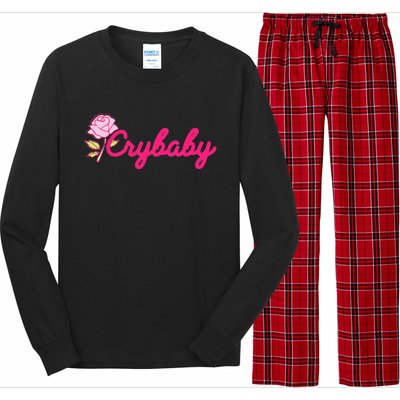 Crybaby Rose Cry Baby Kawaii Hipster Soft Girl Slogan Long Sleeve Pajama Set