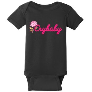 Crybaby Rose Cry Baby Kawaii Hipster Soft Girl Slogan Baby Bodysuit