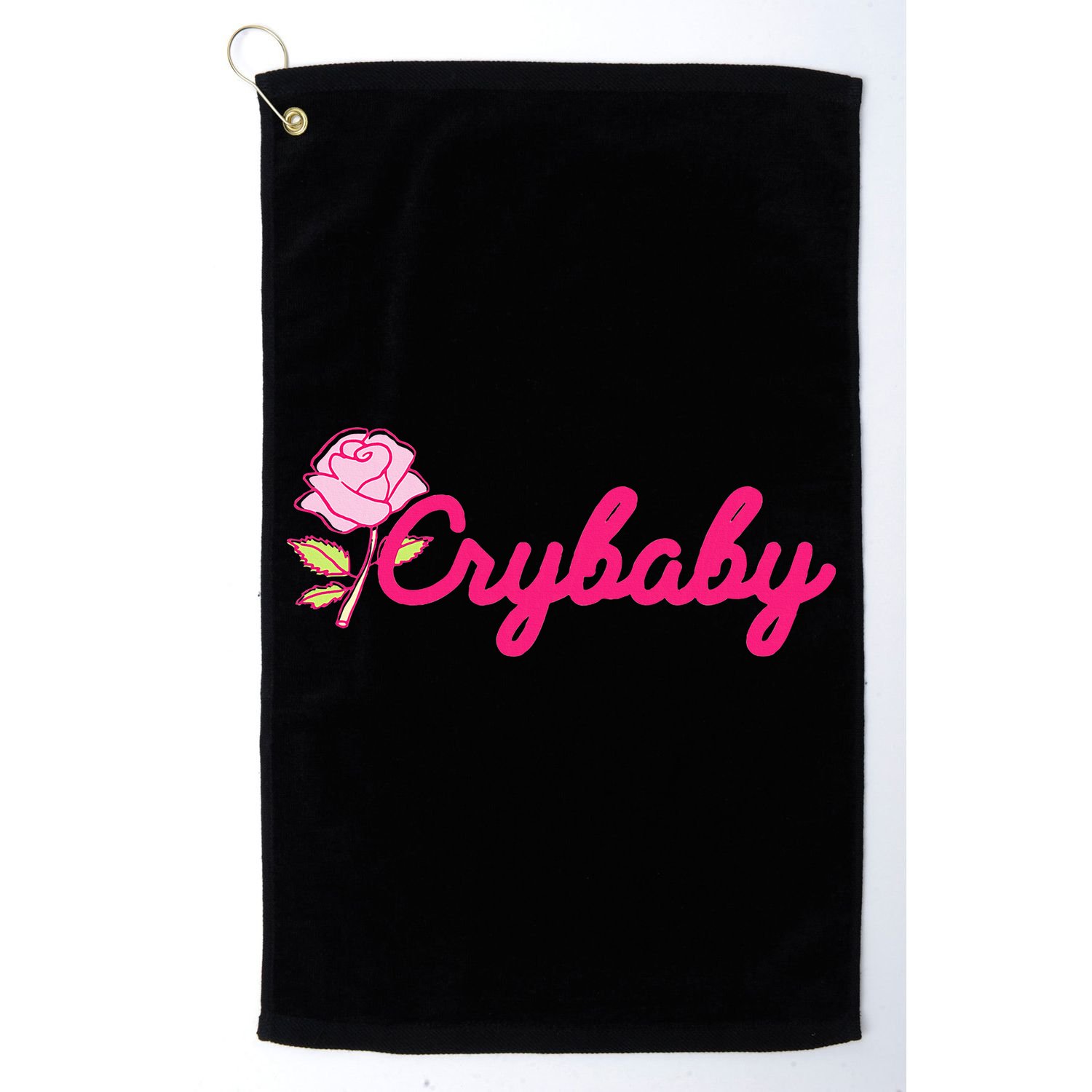 Crybaby Rose Cry Baby Kawaii Hipster Soft Girl Slogan Golf Towel