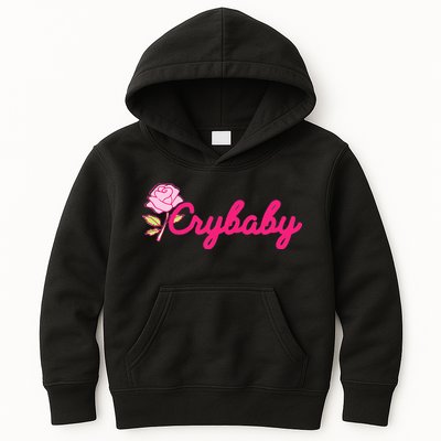 Crybaby Rose Cry Baby Kawaii Hipster Soft Girl Slogan Kids Hoodie