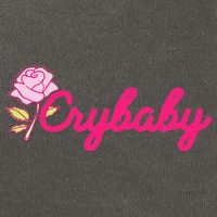Crybaby Rose Cry Baby Kawaii Hipster Soft Girl Slogan Cotton Canvas Backpack
