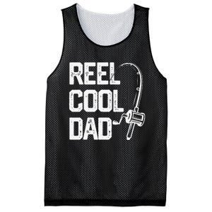 Cute Reel Cool Dad Fishing Daddy Fathers Day Gift Mesh Reversible Basketball Jersey Tank