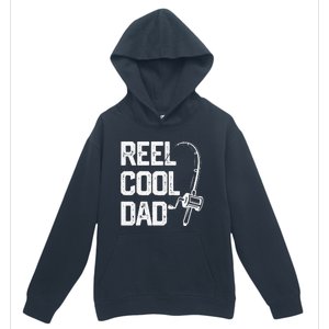 Cute Reel Cool Dad Fishing Daddy Fathers Day Gift Urban Pullover Hoodie