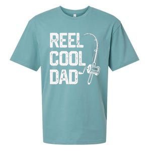 Cute Reel Cool Dad Fishing Daddy Fathers Day Gift Sueded Cloud Jersey T-Shirt