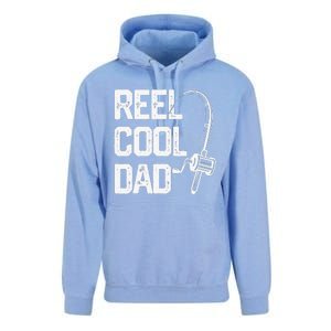 Cute Reel Cool Dad Fishing Daddy Fathers Day Gift Unisex Surf Hoodie