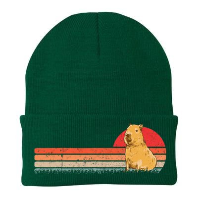 Capybara Retro Capybara Vintage Knit Cap Winter Beanie