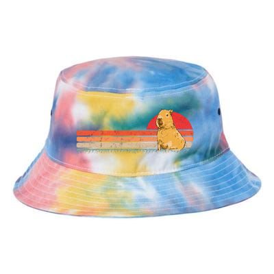 Capybara Retro Capybara Vintage Tie Dye Newport Bucket Hat