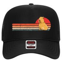 Capybara Retro Capybara Vintage High Crown Mesh Back Trucker Hat