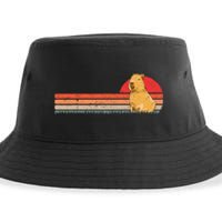 Capybara Retro Capybara Vintage Sustainable Bucket Hat