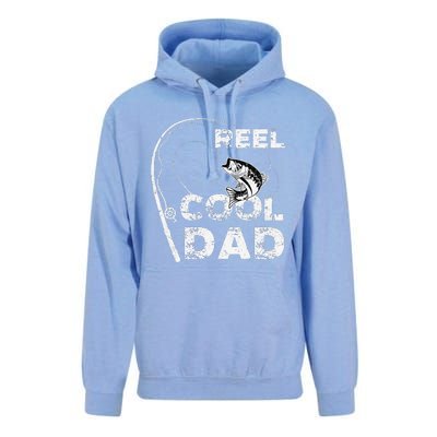 Cute Reel Cool Dad Fishing Daddy Fathers Day Funny Unisex Surf Hoodie