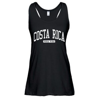 Costa Rica College University Style Ladies Essential Flowy Tank