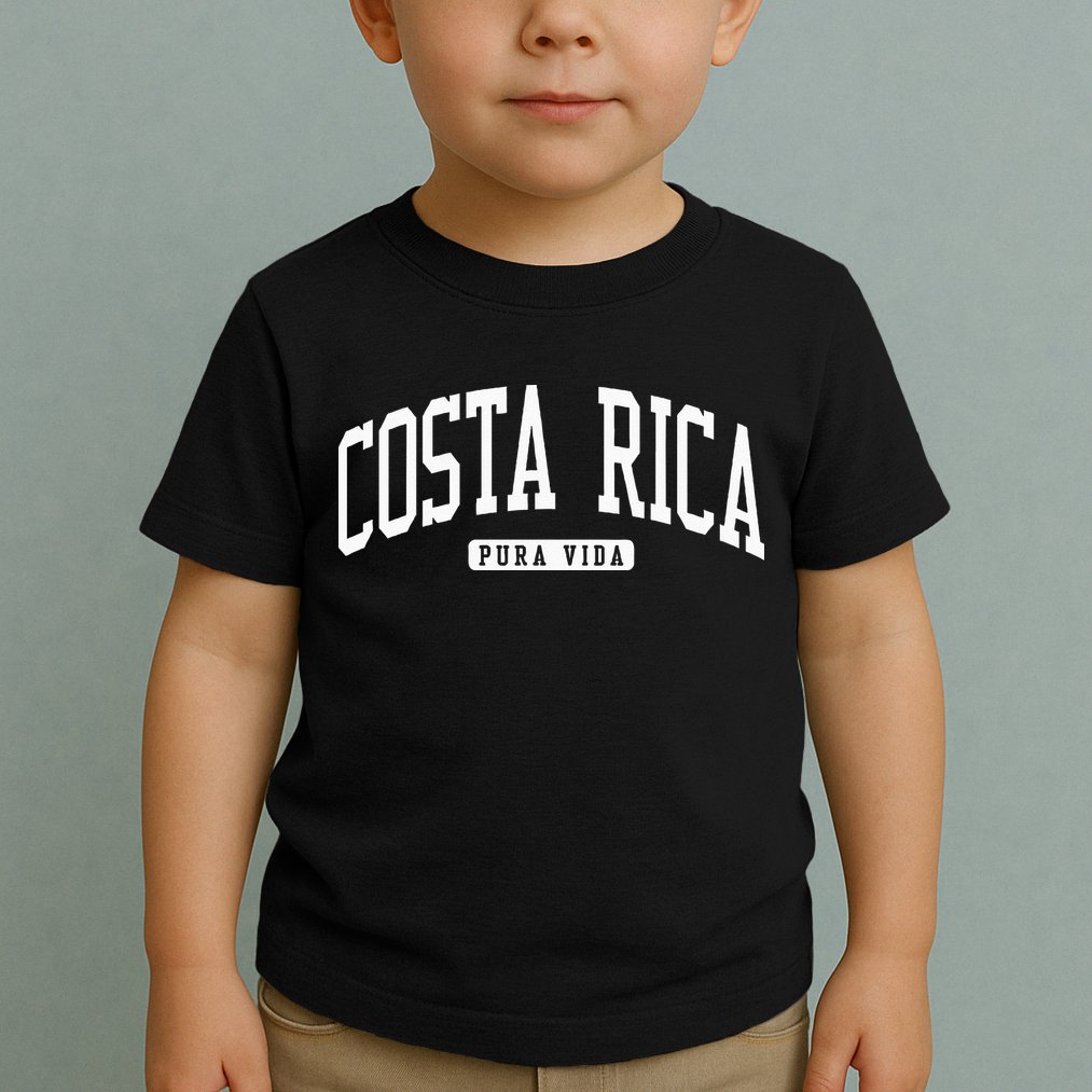 Costa Rica College University Style Toddler T-Shirt