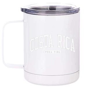 Costa Rica College University Style 12 oz Stainless Steel Tumbler Cup