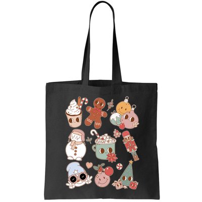 Cute Retro Cartoon Christmas Characters Bag