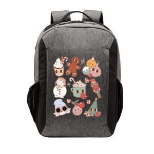 Cute Retro Cartoon Christmas Characters Vector Backpack