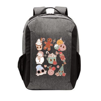 Cute Retro Cartoon Christmas Characters Vector Backpack