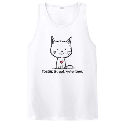 Cute Rescue Cat Shelter Cat Sweet Kitten Adopt Don't Shop Great Gift PosiCharge Competitor Tank