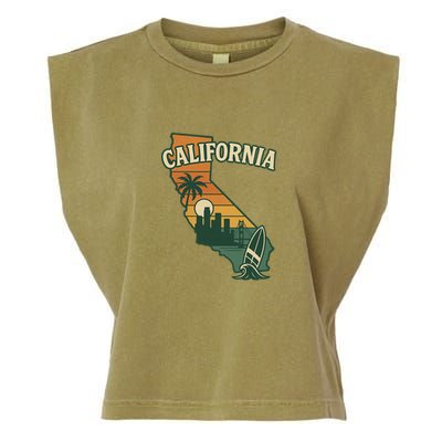California Retro Garment-Dyed Women's Muscle Tee