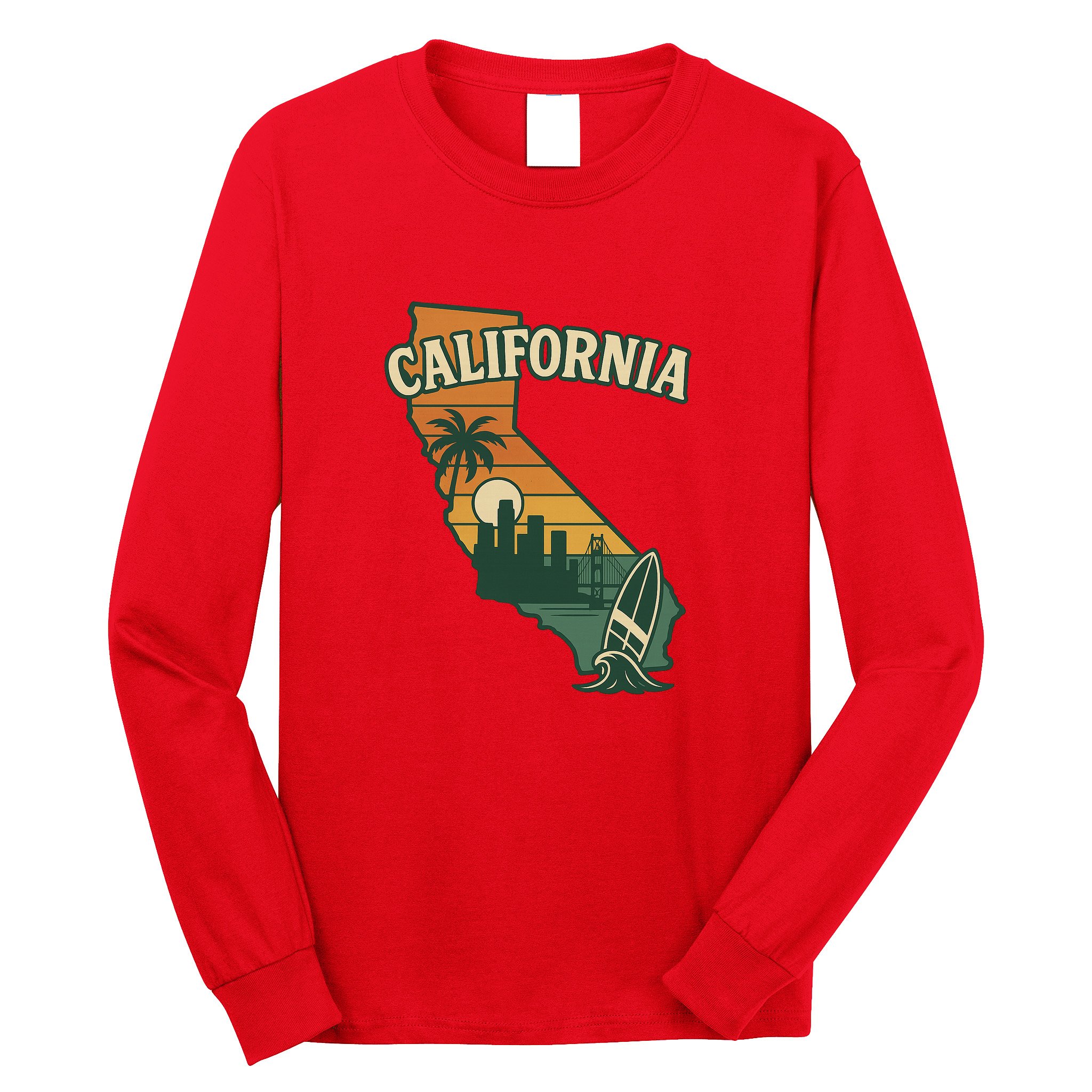 California Retro Long Sleeve Shirt