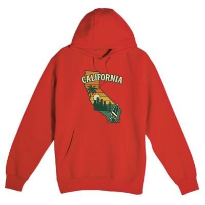 California Retro Premium Pullover Hoodie