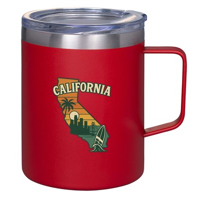 California Retro 12oz Stainless Steel Coffee Mug