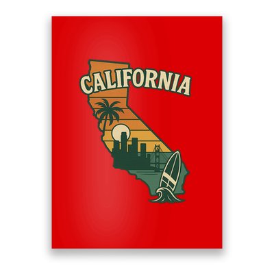 California Retro Poster