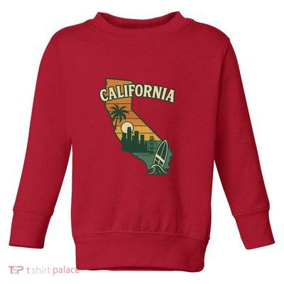 California Retro Toddler Sweatshirt