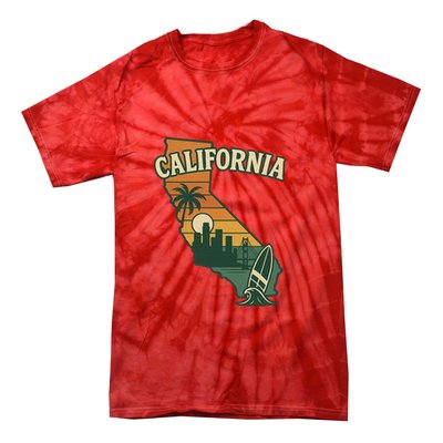California Retro Tie-Dye T-Shirt