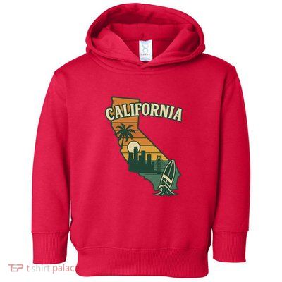 California Retro Toddler Hoodie