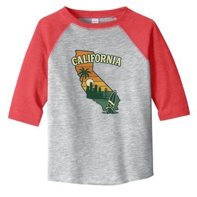 California Retro Toddler Fine Jersey T-Shirt