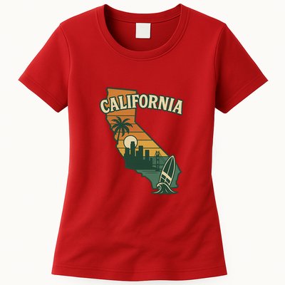 California Retro Womens T-Shirt