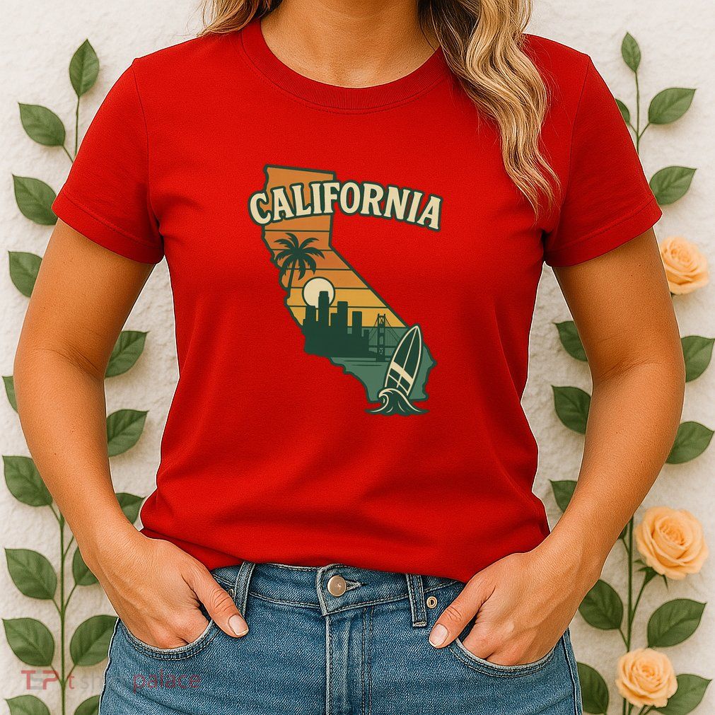 California Retro Womens T-Shirt