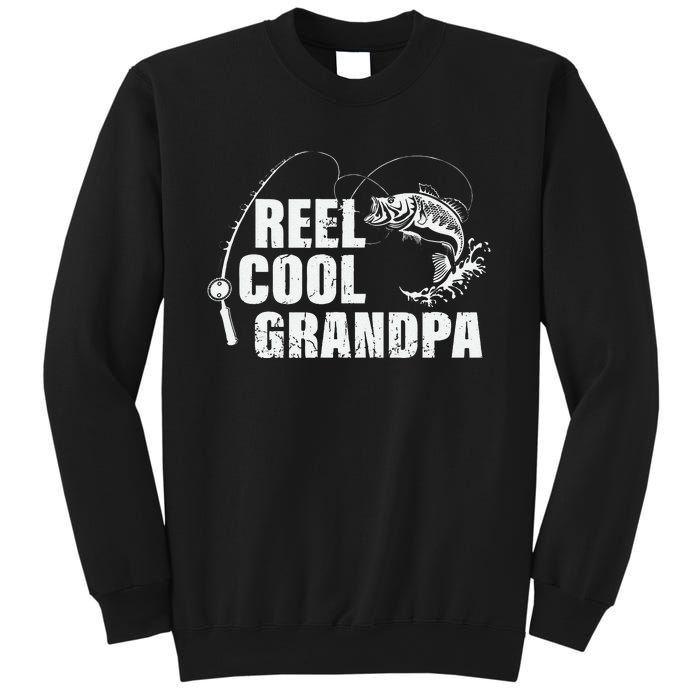 Cute Reel Cool Grandpa Design With Fish And Fishing Rod Sweatshirt