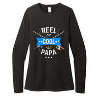 Cute Reel Cool Papa Cute Fishing Dad Birthday Gift Womens CVC Long Sleeve Shirt