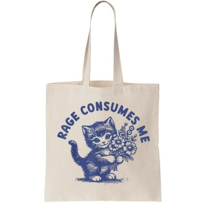 Cat Rage Consumes Me Bag