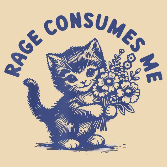 Cat Rage Consumes Me Bag